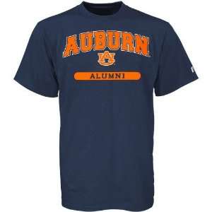 Russell Auburn Tigers Navy Blue Alumni T shirt (Small 
