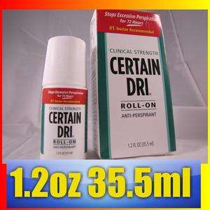 Certain Dri Antiperspirant Roll On Perspiration DEODORANT Anti 