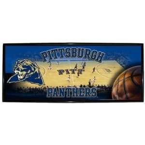 Pittsburgh PITT Panthers NCAA Basketball 9.5 X 21.75 Mylar Frame 