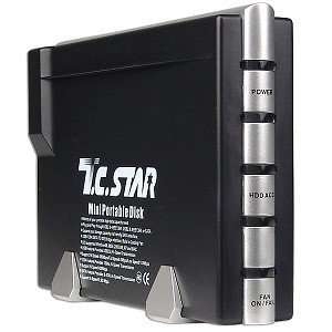   USB2.0 Mini Portable External Storage Enclosure(Black): Electronics