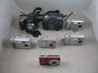 Lot of 7 Kodak Digital Cameras  