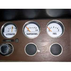  1970 1976 Plymouth Duster White Face Gauges: Automotive