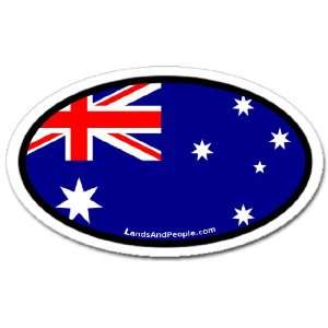  Australia Flag Car Bumper Sticker Decal Oval: Automotive
