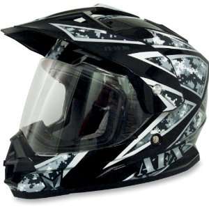    AFX FX 39 Dual Sport Motorcycle Helmet Urban Camo Black Automotive