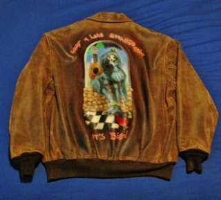 Mens XXXL Cooper Leather Jacket, GRATEFUL DEAD Jester  