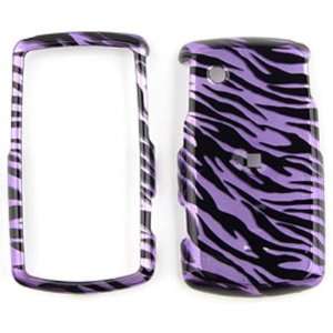  LG BLISS ux700 Transparent Design, Purple Zebra Hard Case 