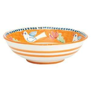  Vietri Uccello Large Serving Bowl: Kitchen & Dining