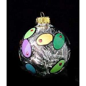 Outrageous Olives Design   Heavy Glass Ornament   2.75 