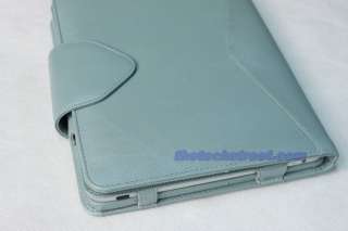 Genuine Pure Leather skin Apple iPAD Case in Turquoise  