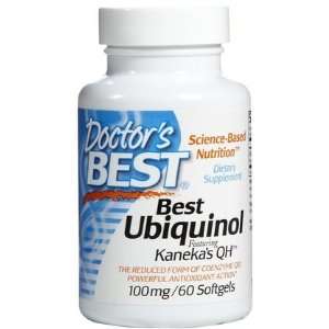  Doctors Best Ubiquinol with Kanekas QH 100 mg Softgels 