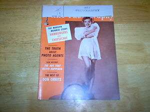 Art Photography Magazine Marilyn Monroe Vol 6 No 4 64 October 1954 