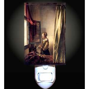  Girl Reading a Letter by Vermeer Decorative Night Light 