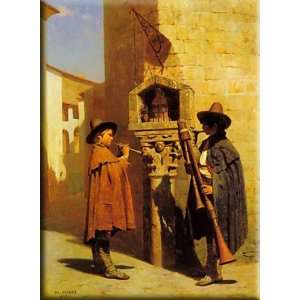   22x30 Streched Canvas Art by Gerome, Jean Leon: Home & Kitchen