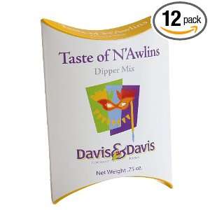   Davis Gourmet Foods Taste Of Nawlins, 0.75 Ounce Boxes (Pack of 12