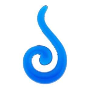  UV Blue Color Spiral Plugs 0g   Sold as Pair Jewelry