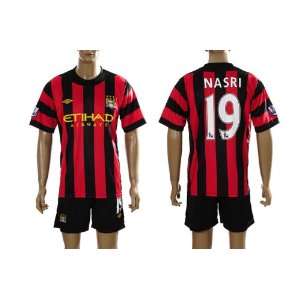  Manchester City 2012 Nasri Away Jersey Shirt & Shorts Size 