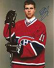 HEROES PROSPECTS NATHAN BEAULIEU SIGNED CARD CANADIENS  