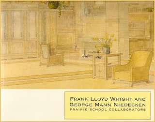   Lloyd Wright George Mann Niedecken Architecture 9781889541013  
