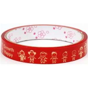  red little guys Deco Scotch Tape cute kawaii Toys & Games
