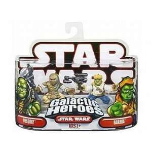  Star Wars Galactic Heroes Weequay and Barada Toys & Games