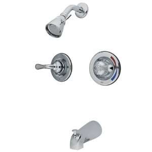   Twin Handles Pressure Balanced Tub & Shower Faucet with Volume Control
