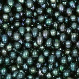   5mm Emerald Head Drilled Freshwater Pearl Strand