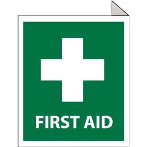 TV1   First Aid, Flanged, 10 X 8, .050 Rigid Plastic  