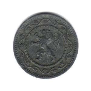  1916 Belgium 10 Centimes Coin KM#81   World War I German 