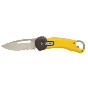  BUCK KNIVES 0750YWX Folding Knife,4 3/8 In,Steel,Ylw