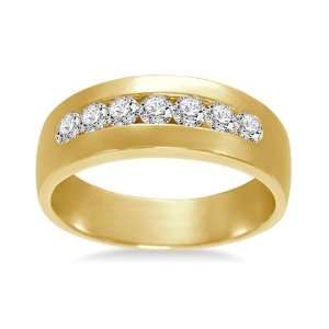  18K Yellow Gold Mens Diamond Ring B2C Jewels Jewelry