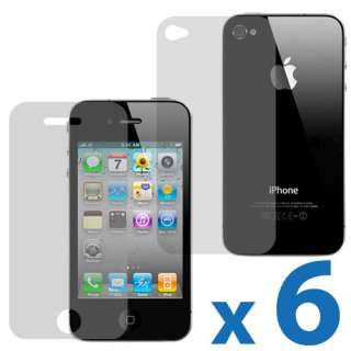 Front+Back Screen Protector Cover Shield FULL BODY for iPhone 4 S 4S 