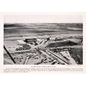  1932 Print Denver Colorado Municipal Airport Birds Eye 