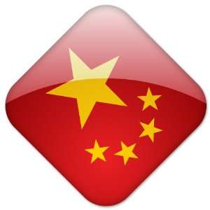 China Flag chinese sticker 4 x 4 