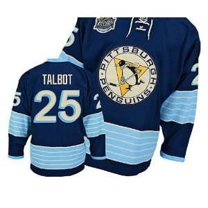 Pittsburgh Penguins winter classic jerseys #25 Talbot dark blue 