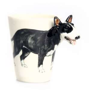  Bull Terrier 3D Ceramic Mug   Black & White