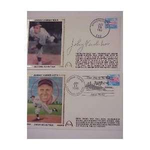  Johnny Vander Meer Autographed 2 No Hit First Day Cover 