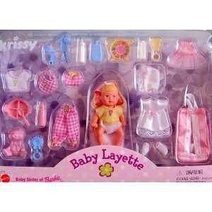  Barbie KRISSY BABY LAYETTE Doll & Accessories Set (1999 