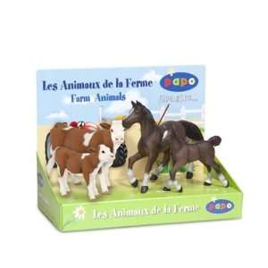  Papo 80301 Display Box Farm Animals 2: Toys & Games