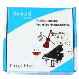  iPremiertek 5.1 6 Channel Surround Sound 3D PCI Sound Card 