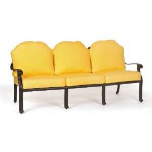   Caluco Deep Seating Sofa Cast Aluminum Sofa: Patio, Lawn & Garden