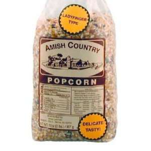 Ladyfinger Amish Country Popcorn, 1 lb Grocery & Gourmet Food