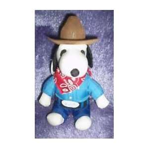   Cowboy Snoopy Soft Plush Doll   Knotts Berry Farm: Toys & Games