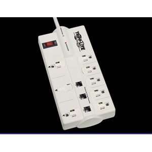  8 Outlets+ Tel Surge 2820 Joule Electronics