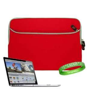  MacBook Air Sleeve with Extra Pocket *RED* for All Models 
