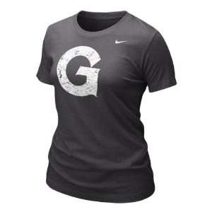  Georgetown Hoyas Womens Nike Charcoal Graphic T Shirt 