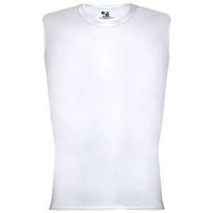  Badger Performance B Fit Compression Shirts WHITE A2XL 
