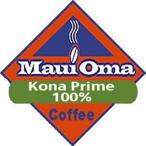 Hawaii Maui Oma Coffee 3 lb. Ground 100 % Kona Prime  