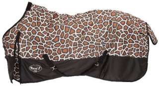 Tough 1 WinterTurnout Horse Blanket 1200 D Giraffe  