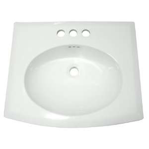 Princeton Brass PLBTS22187W34 self rimming single bowl bathroom wash 