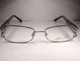 TURA women Eyeglass Frame eyewear new 396 Gun Black  